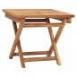 vidaXL Tumbona con mesita madera maciza de teca vidaXL Tumbona con mesita madera maciza de teca