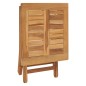 vidaXL Tumbona con mesita madera maciza de teca vidaXL Tumbona con mesita madera maciza de teca
