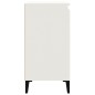 vidaXL Mesitas de noche 2 uds madera contrachapada blanco 40x35x70 cm vidaXL Mesitas de noche 2 uds madera contrachapada blanco 40x35x70 cm