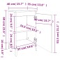 vidaXL Mesitas de noche 2 uds madera contrachapada blanco 40x35x70 cm vidaXL Mesitas de noche 2 uds madera contrachapada blanco 40x35x70 cm