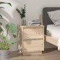 vidaXL Mesitas de noche 2 uds madera maciza de pino 40x35x50 cm vidaXL Mesitas de noche 2 uds madera maciza de pino 40x35x50 cm
