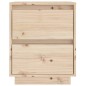 vidaXL Mesitas de noche 2 uds madera maciza de pino 40x35x50 cm vidaXL Mesitas de noche 2 uds madera maciza de pino 40x35x50 cm
