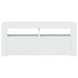 vidaXL Mueble de TV con luces LED blanco 90x35x40 cm vidaXL Mueble de TV con luces LED blanco 90x35x40 cm