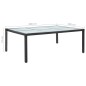 vidaXL Mesa de comedor de jardín negro 200x150x74 cm ratán sintético vidaXL Mesa de comedor de jardín negro 200x150x74 cm ratán sintético