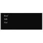 vidaXL Pizarra magnética de pared vidrio templado negro 100x40 cm vidaXL Pizarra magnética de pared vidrio templado negro 100x40 cm