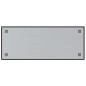 vidaXL Pizarra magnética de pared vidrio templado negro 100x40 cm vidaXL Pizarra magnética de pared vidrio templado negro 100x40 cm