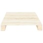 vidaXL Estructura de cama de palés madera maciza de pino 100x200 cm