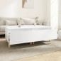 vidaXL Mesas auxiliares 2 uds madera contrachapada blanco 50x46x35 cm