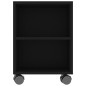 vidaXL Mueble para TV madera contrachapada negra 120x35x48 cm vidaXL Mueble para TV madera contrachapada negra 120x35x48 cm