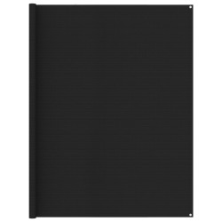 vidaXL Alfombra de tienda de campaña negro 250x450 cm