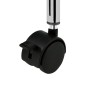 vidaXL Carrito de almacenaje portátil 10 cajones plástico negro