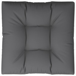 vidaXL Cojín para muebles de palets tela gris 80x80x12 cm