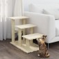 vidaXL Rascador para gatos con postes de sisal crema 50,5 cm