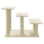 vidaXL Rascador para gatos con postes de sisal crema 50,5 cm