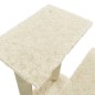 vidaXL Rascador para gatos con postes de sisal crema 50,5 cm