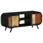 vidaXL Mueble para la TV madera maciza reciclada 110x30x45 cm