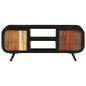 vidaXL Mueble para la TV madera maciza reciclada 110x30x45 cm