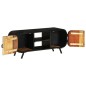 vidaXL Mueble para la TV madera maciza reciclada 110x30x45 cm