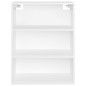 vidaXL Armario colgante de pared blanco 69,5x32,5x90 cm