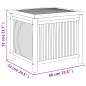 vidaXL Caja de almacenaje de jardín bambú 60x52x55 cm vidaXL Caja de almacenaje de jardín bambú 60x52x55 cm