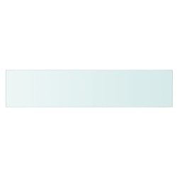 vidaXL Panel de estante vidrio claro 90x20 cm