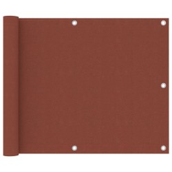 vidaXL Toldo para balcón de tela oxford terracota 75x300 cm