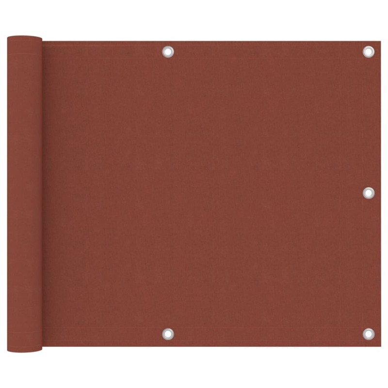 vidaXL Toldo para balcón de tela oxford terracota 75x300 cm vidaXL Toldo para balcón de tela oxford terracota 75x300 cm