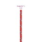 vidaXL Cuerda de barco polipropileno rojo 6 mm 25 m vidaXL Cuerda de barco polipropileno rojo 6 mm 25 m