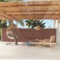 vidaXL Toldo lateral retráctil para patio marrón 140x600 cm vidaXL Toldo lateral retráctil para patio marrón 140x600 cm