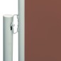 vidaXL Toldo lateral retráctil para patio marrón 140x600 cm vidaXL Toldo lateral retráctil para patio marrón 140x600 cm