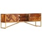 vidaXL Mueble para TV madera maciza de sheesham 140x30x45 cm  