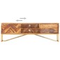 vidaXL Mueble para TV madera maciza de sheesham 140x30x45 cm  