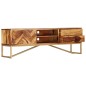 vidaXL Mueble para TV madera maciza de sheesham 140x30x45 cm  