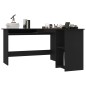 vidaXL Escritorio forma de L madera contrachapada negro 120x140x75 cm vidaXL Escritorio forma de L madera contrachapada negro 120x140x75 cm