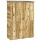 vidaXL Cobertizo de herramientas madera pino impregnada 123x45x171 cm vidaXL Cobertizo de herramientas madera pino impregnada 123x45x171 cm