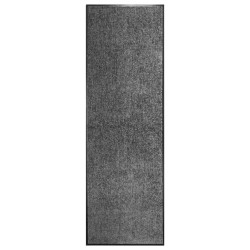 vidaXL Felpudo lavable gris antracita 60x180 cm