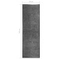 vidaXL Felpudo lavable gris antracita 60x180 cm vidaXL Felpudo lavable gris antracita 60x180 cm
