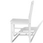 vidaXL Sillas de comedor 4 unidades madera de pino blancas vidaXL Sillas de comedor 4 unidades madera de pino blancas