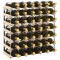vidaXL Botellero para 42 botellas de madera maciza de pino vidaXL Botellero para 42 botellas de madera maciza de pino