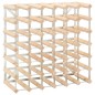 vidaXL Botellero para 42 botellas de madera maciza de pino vidaXL Botellero para 42 botellas de madera maciza de pino