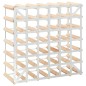 vidaXL Botellero para 42 botellas de madera maciza de pino vidaXL Botellero para 42 botellas de madera maciza de pino