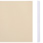 vidaXL Panel de valla de PVC crema 35x0,19 m vidaXL Panel de valla de PVC crema 35x0,19 m