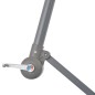 vidaXL Sombrilla voladiza con poste de aluminio 300 cm gris topo vidaXL Sombrilla voladiza con poste de aluminio 300 cm gris topo