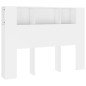 vidaXL Mueble cabecero blanco 140x18,5x104,5 cm vidaXL Mueble cabecero blanco 140x18,5x104,5 cm