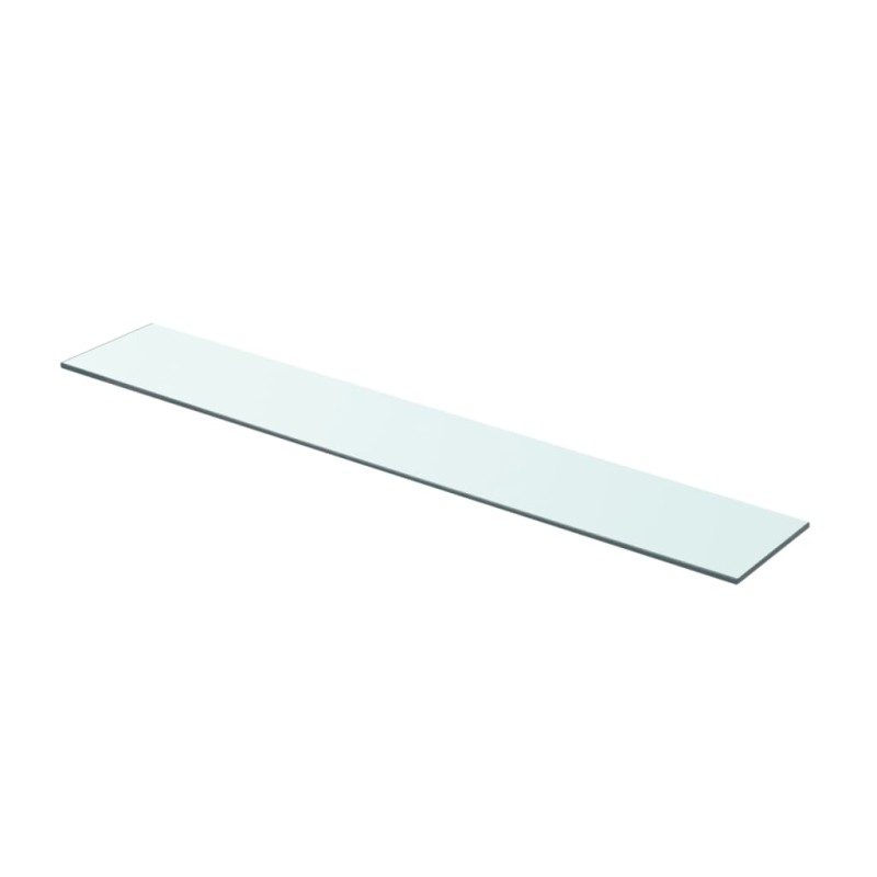 vidaXL Panel de estante vidrio claro 80x12 cm vidaXL Panel de estante vidrio claro 80x12 cm
