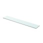 vidaXL Panel de estante vidrio claro 80x12 cm vidaXL Panel de estante vidrio claro 80x12 cm