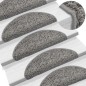vidaXL Alfombras de peldaños de escalera 15 uds gris 56x17x3 cm vidaXL Alfombras de peldaños de escalera 15 uds gris 56x17x3 cm