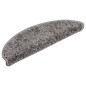 vidaXL Alfombras de peldaños de escalera 15 uds gris 56x17x3 cm vidaXL Alfombras de peldaños de escalera 15 uds gris 56x17x3 cm