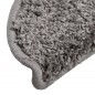 vidaXL Alfombras de peldaños de escalera 15 uds gris 56x17x3 cm vidaXL Alfombras de peldaños de escalera 15 uds gris 56x17x3 cm