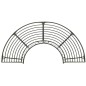 vidaXL Banco para árbol de jardín semicircular acero 160 cm vidaXL Banco para árbol de jardín semicircular acero 160 cm